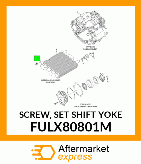 SCREW, SET SHIFT YOKE FULX80801M
