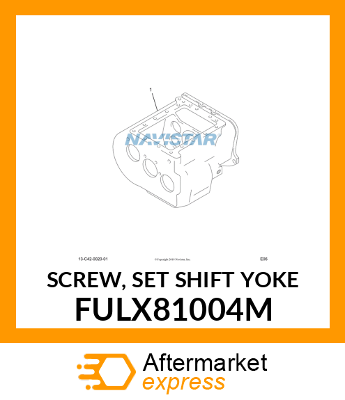 SCREW, SET SHIFT YOKE FULX81004M