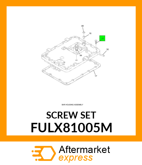 SCREW SET FULX81005M