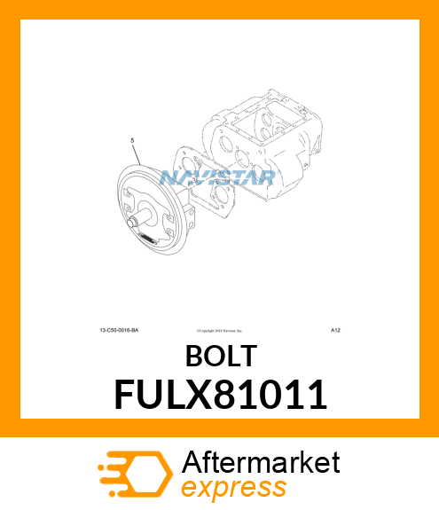 BOLT FULX81011