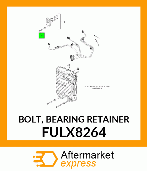 BOLT, BEARING RETAINER FULX8264