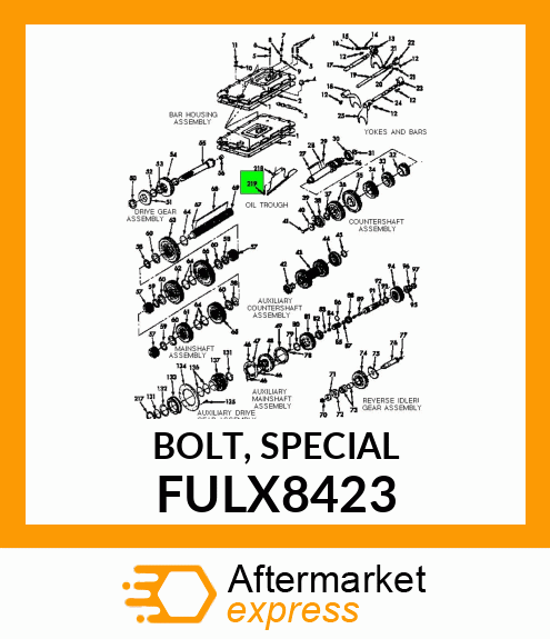 BOLT, SPECIAL FULX8423