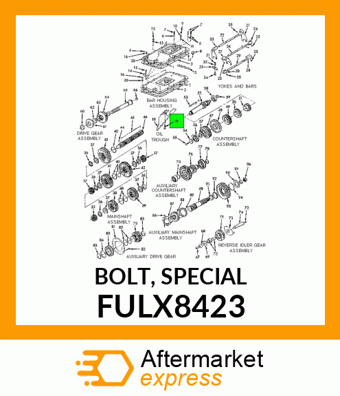 BOLT, SPECIAL FULX8423