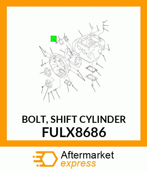 BOLT, SHIFT CYLINDER FULX8686