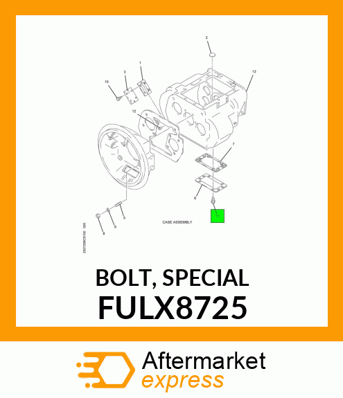 BOLT, SPECIAL FULX8725