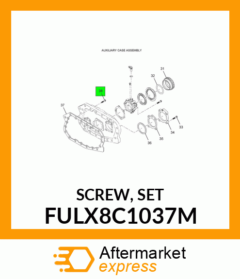 SCREW, SET FULX8C1037M