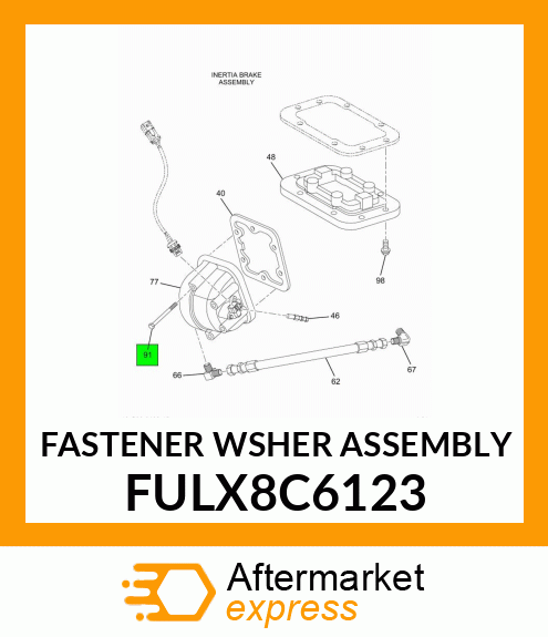 FASTENER WSHER ASSEMBLY FULX8C6123