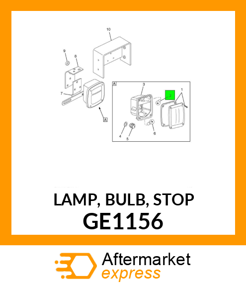 LAMP, BULB, STOP GE1156