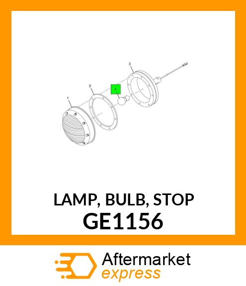 LAMP, BULB, STOP GE1156