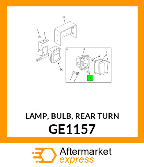 LAMP, BULB, REAR TURN GE1157