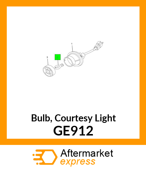 Bulb, Courtesy Light GE912