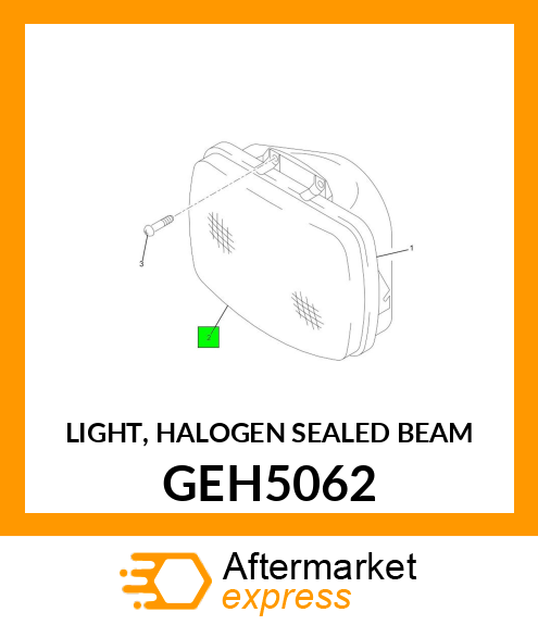 LIGHT, HALOGEN SEALED BEAM GEH5062