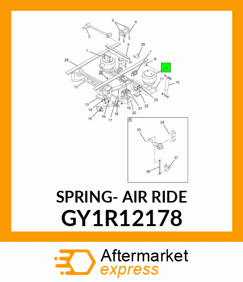 SPRING- AIR RIDE GY1R12178