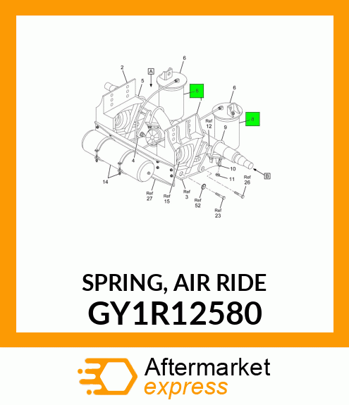 SPRING, AIR RIDE GY1R12580