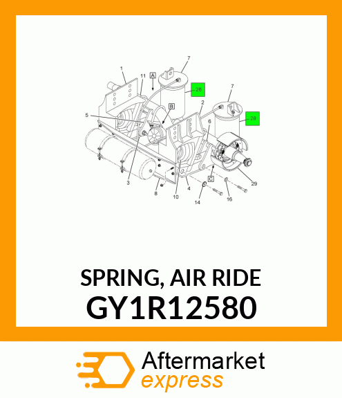 SPRING, AIR RIDE GY1R12580