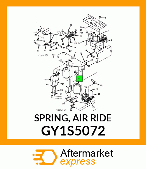 SPRING, AIR RIDE GY1S5072