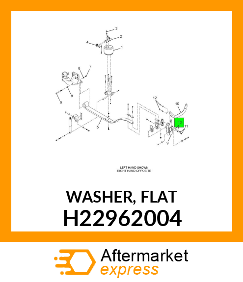 WASHER, FLAT H22962004