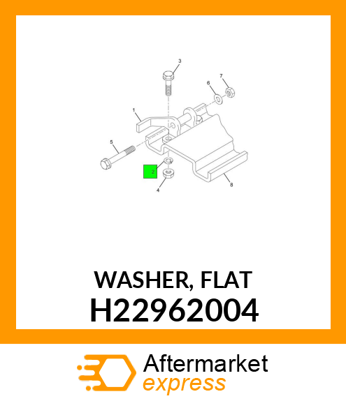 WASHER, FLAT H22962004