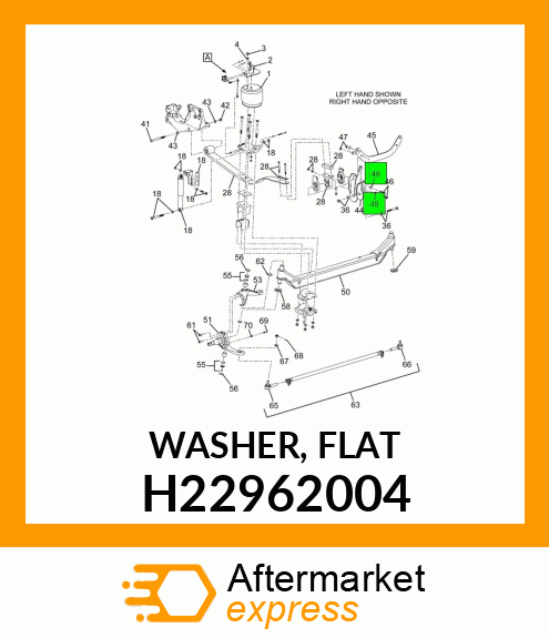 WASHER, FLAT H22962004