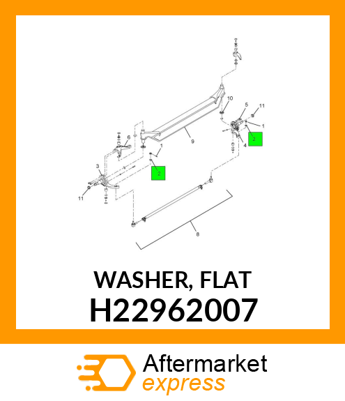 WASHER, FLAT H22962007