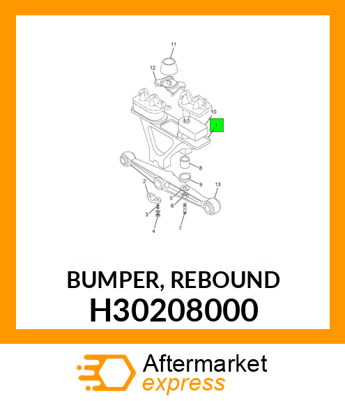 BUMPER, REBOUND H30208000