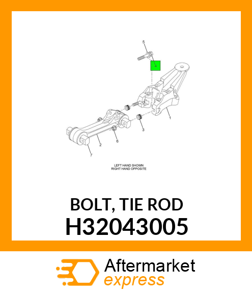 BOLT, TIE ROD H32043005