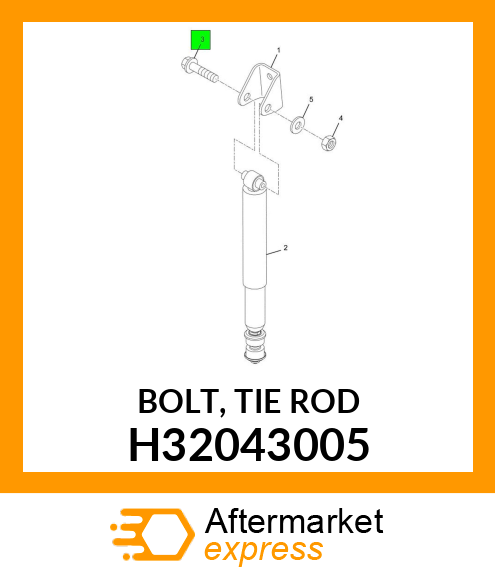 BOLT, TIE ROD H32043005