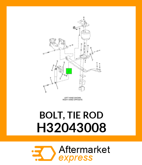 BOLT, TIE ROD H32043008