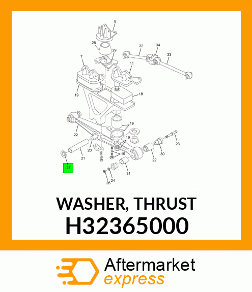 WASHER, THRUST H32365000