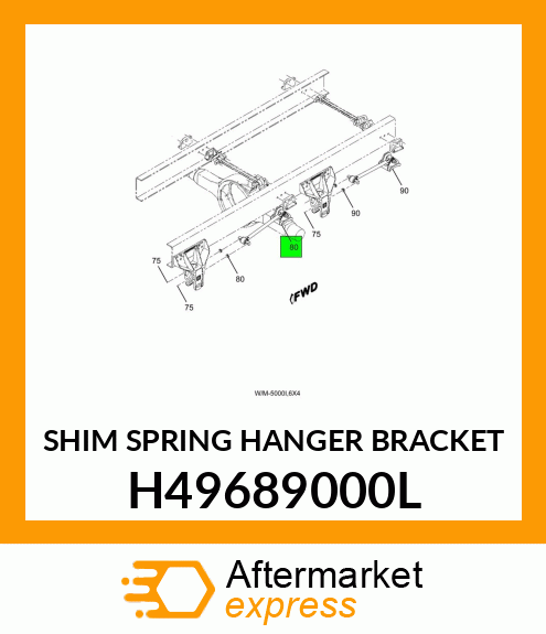 SHIM SPRING HANGER BRACKET H49689000L