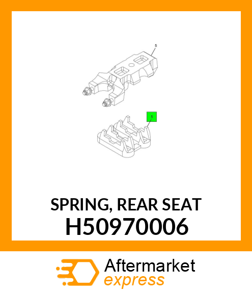 SPRING, REAR SEAT H50970006