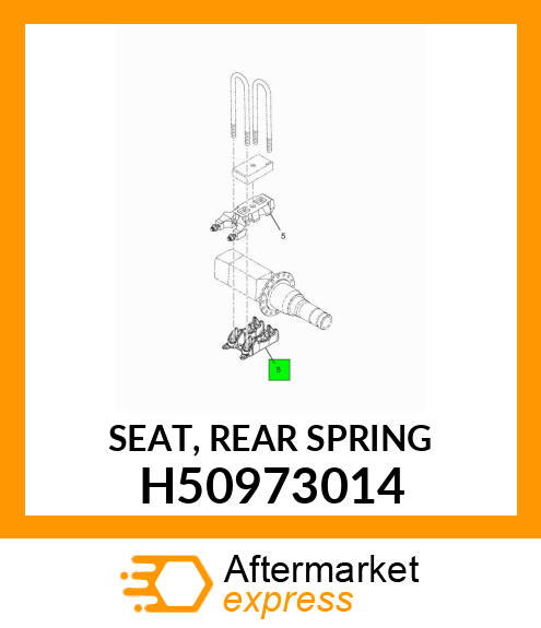 SEAT, REAR SPRING H50973014