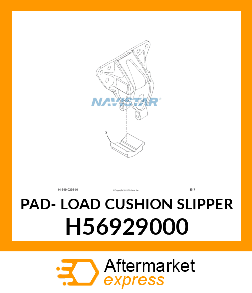 PAD- LOAD CUSHION SLIPPER H56929000