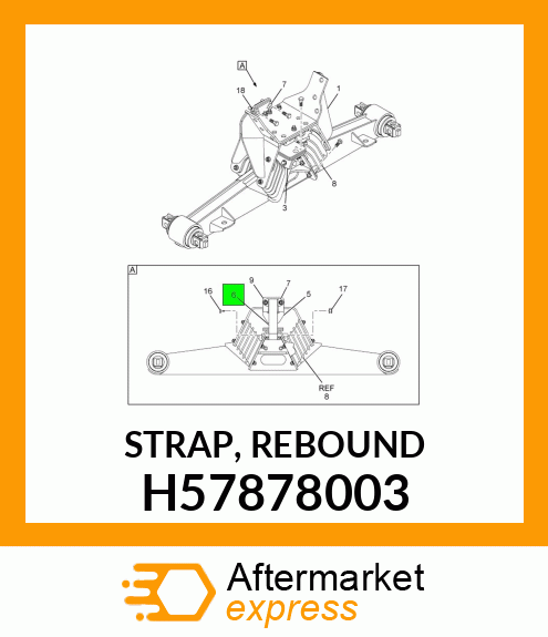 STRAP, REBOUND H57878003