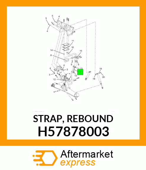 STRAP, REBOUND H57878003