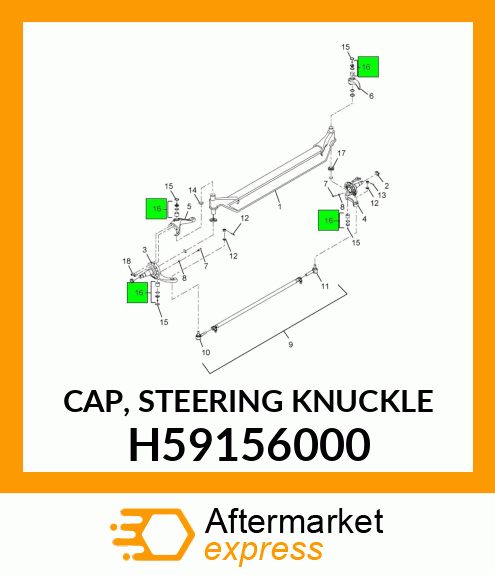 CAP, STEERING KNUCKLE H59156000