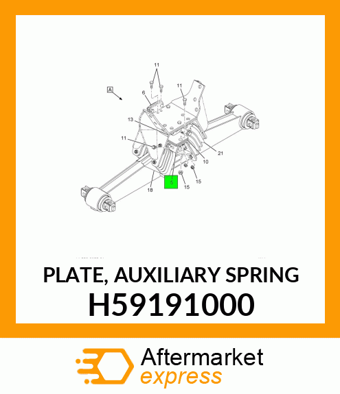 PLATE, AUXILIARY SPRING H59191000
