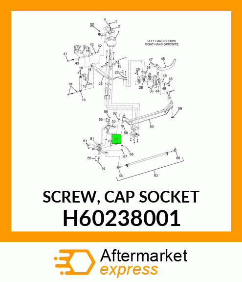 SCREW, CAP SOCKET H60238001