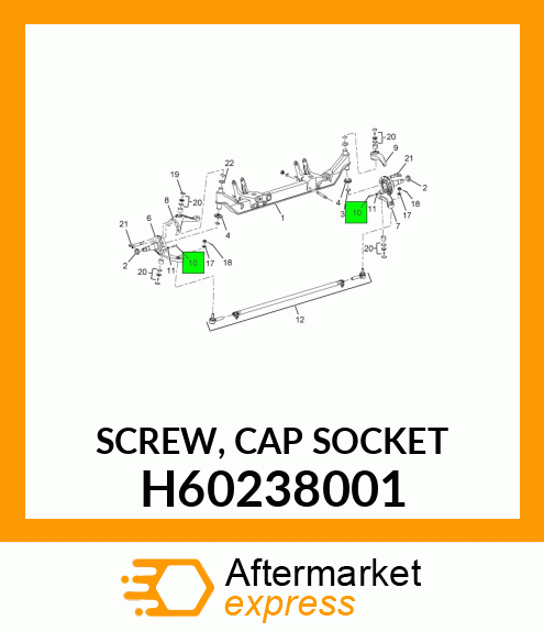 SCREW, CAP SOCKET H60238001