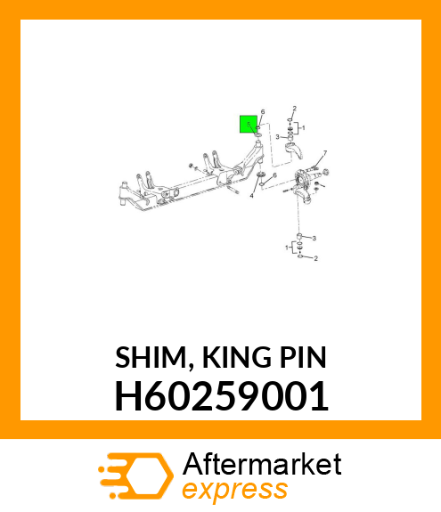 SHIM, KING PIN H60259001