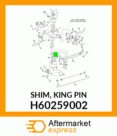 SHIM, KING PIN H60259002