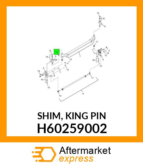 SHIM, KING PIN H60259002