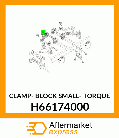 CLAMP- BLOCK SMALL- TORQUE H66174000