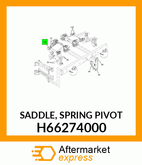 SADDLE, SPRING PIVOT H66274000