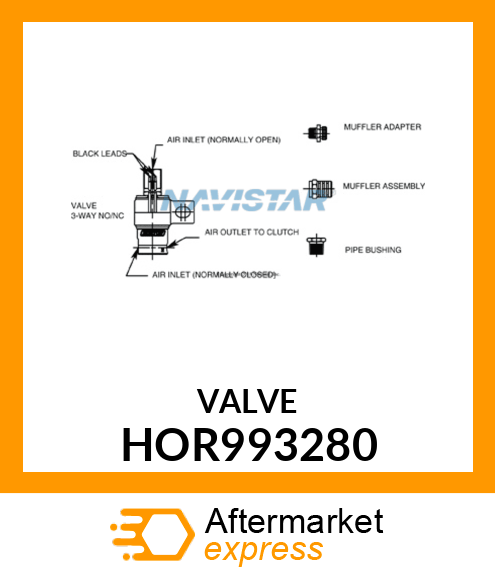 VALVE HOR993280