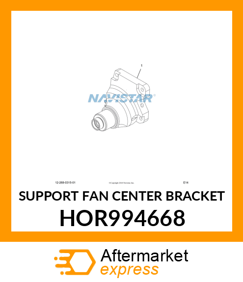 SUPPORT FAN CENTER BRACKET HOR994668