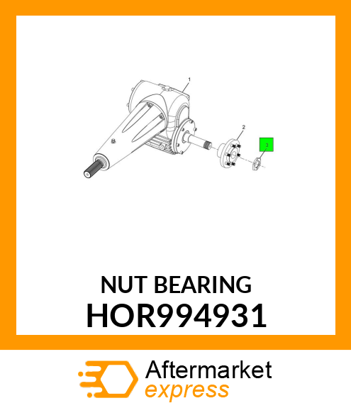 NUT BEARING HOR994931