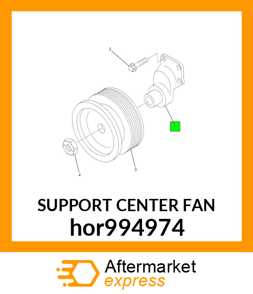 SUPPORT CENTER FAN hor994974
