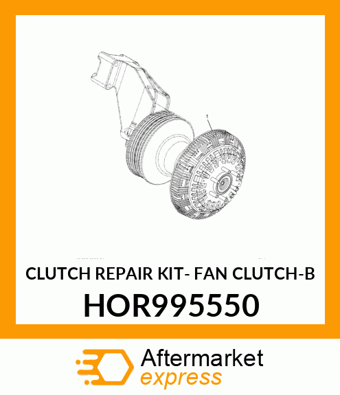 CLUTCH REPAIR KIT- FAN CLUTCH-B HOR995550