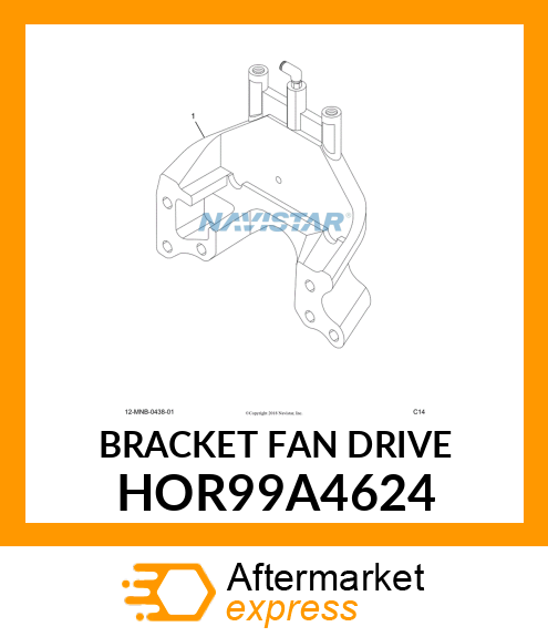 BRACKET FAN DRIVE HOR99A4624